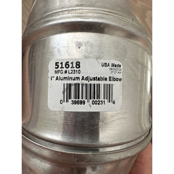 4 inch Aluminum Adjustable Elbow 4” Set of 3 LOT - Picture 2 of 2